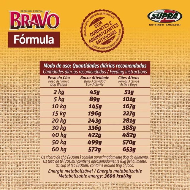 Bravo Adulto Fromula 20kg  Bravo Adulto Fromula 20kg