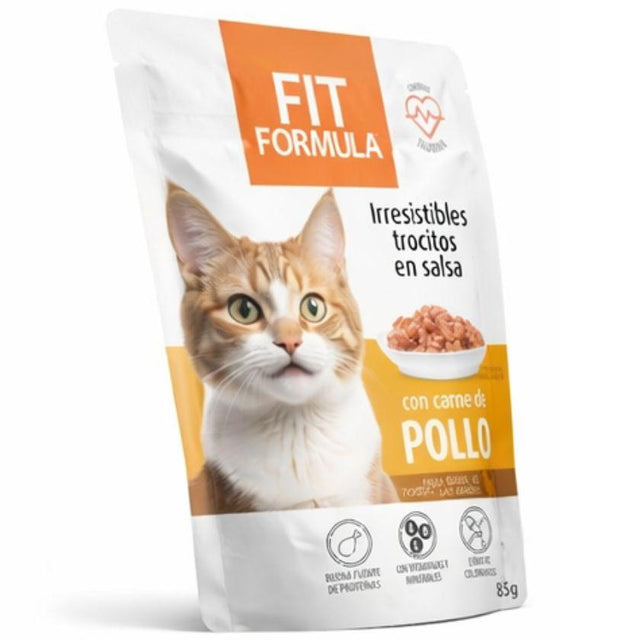 Fit Formula Alimento Húmedo para Gato Sabor Pollo - 85gr PACK 24 Unidades Fit Formula Alimento Húmedo para Gato Sabor Pollo - 85gr PACK 24 Unidades