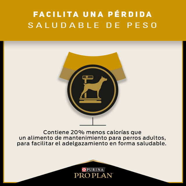 Purina PRO PLAN Adulto Raza Mediana y Grande Reduced Calorie 3kg Purina PRO PLAN Adulto Raza Mediana y Grande Reduced Calorie 3kg
