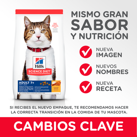 Alimento Seco para Gatos Hills Cat Adult 7 1 81Kg Alimento Seco para Gatos Hills Cat Adult 7 1 81Kg