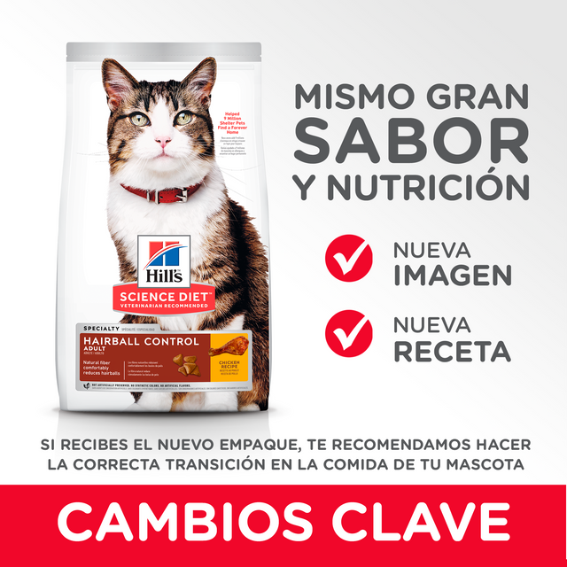 Hills Cat Adult Hairball Control 7 03Kg Hills Cat Adult Hairball Control 7 03Kg