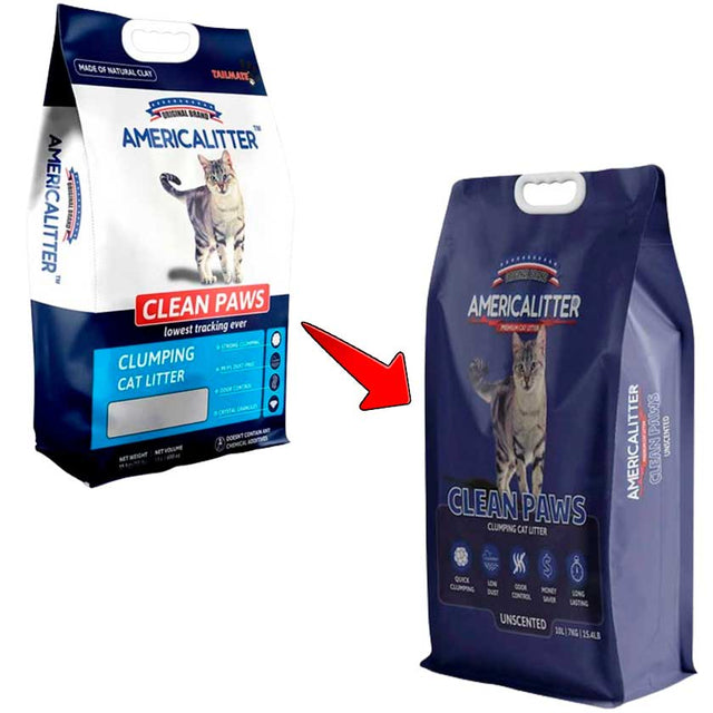America Litter Clean Paws 7Kg America Litter Clean Paws 7Kg