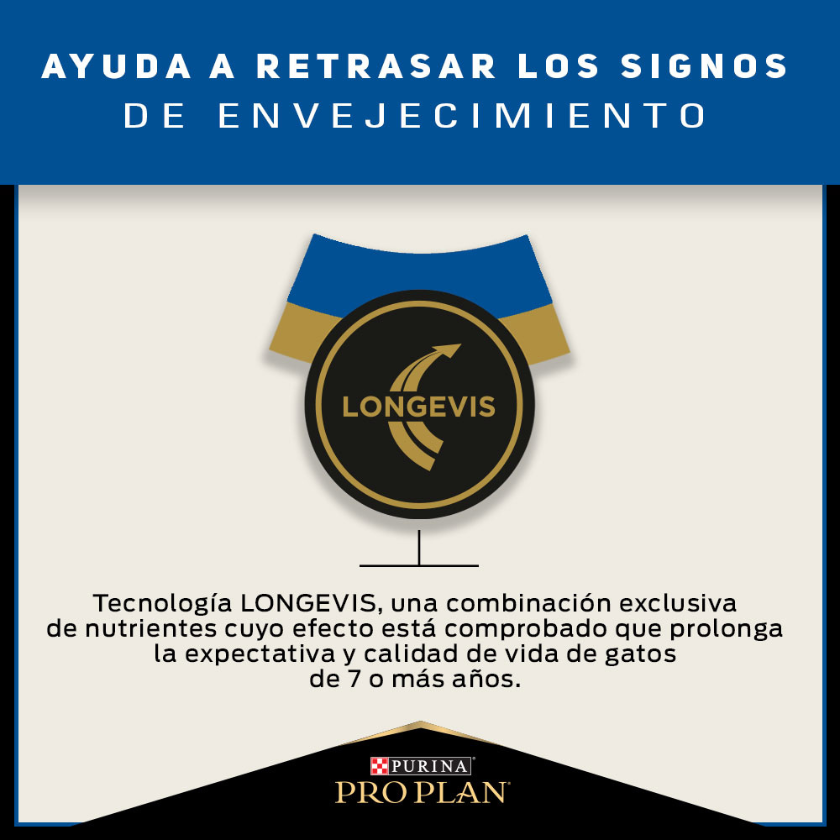 Alimento para gatos Senior PURINA PRO PLAN Adult 7+ 3kg