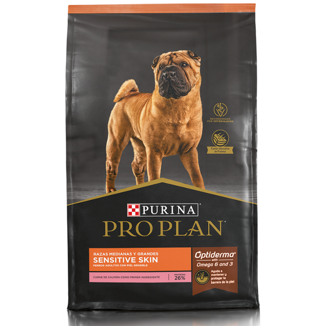 Purina PRO PLAN Adulto Rz Mediana y Grande Sensitive Skin 3kg Purina PRO PLAN Adulto Rz Mediana y Grande Sensitive Skin 3kg