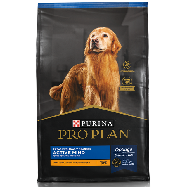 Purina Pro Plan Active Mind 7+ Medium and Large con OptiAge 15kg  Purina Pro Plan Active Mind 7+ Medium and Large con OptiAge 15kg