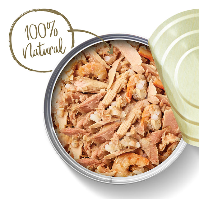 Lata Applaws Gato Filete de Atún y Camarón con Caldito 70g Lata Applaws Gato Filete de Atún y Camarón con Caldito 70g