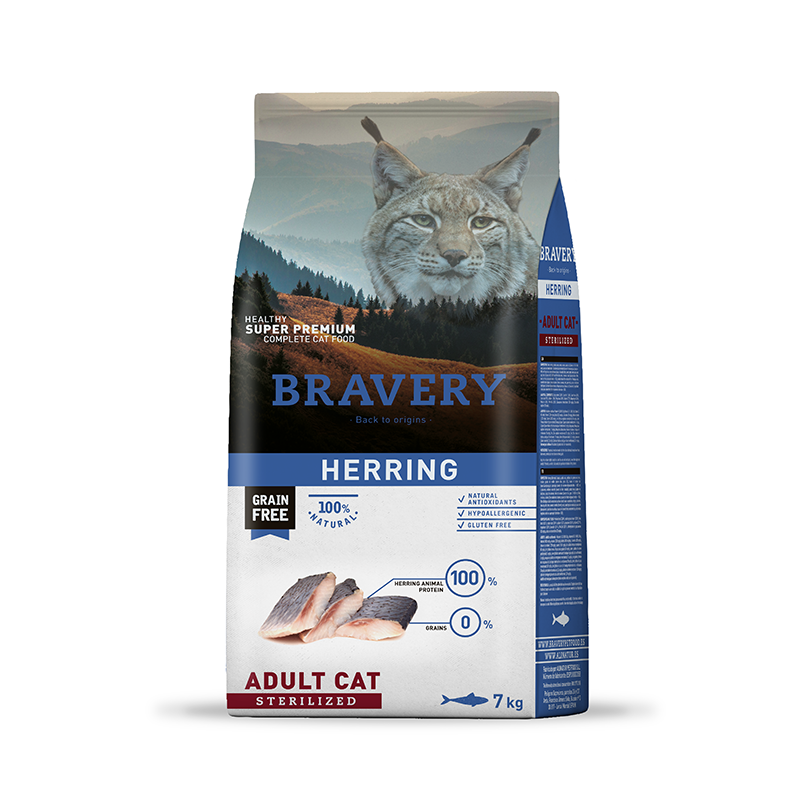 Bravery Cat Herring Adult Sterilized 7kg