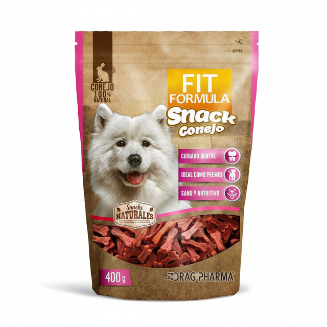 Fit Formula Dog Snack Conejo 400gr Fit Formula Dog Snack Conejo 400gr