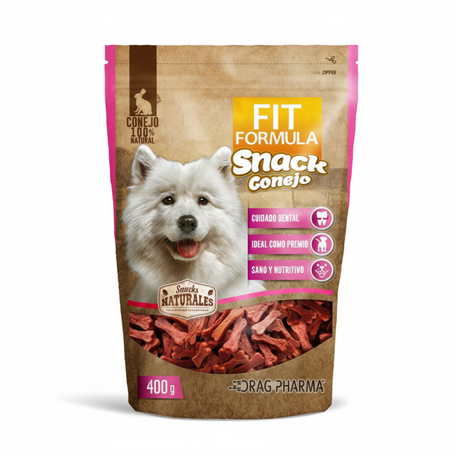 Fit Formula Dog Snack Conejo 400gr Fit Formula Dog Snack Conejo 400gr