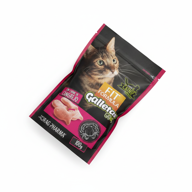 Fit Formula Galletas con Catnip para Gatos Sabor Cangrejo 100gr Fit Formula Galletas con Catnip para Gatos Sabor Cangrejo 100gr