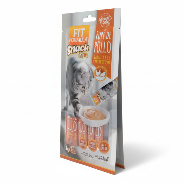 Fit Formula Snack para Gatos Pure de Pollo 60gr Fit Formula Snack para Gatos Pure de Pollo 60gr