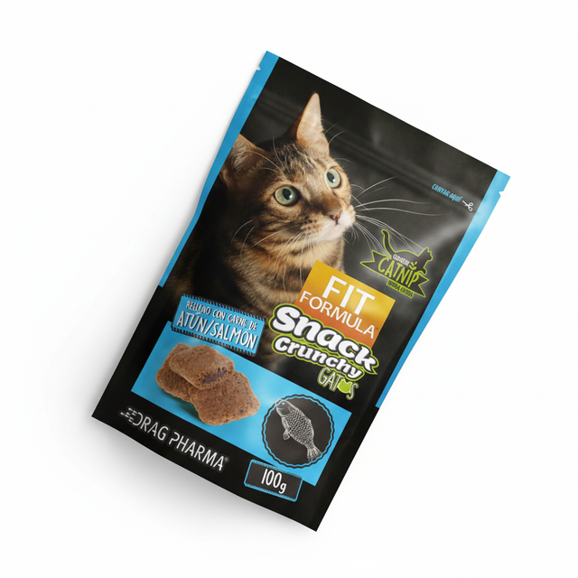 Fit Formula Galletas con Catnip para Gatos Sabor Atún y Salmón 100gr Fit Formula Galletas con Catnip para Gatos Sabor Atún y Salmón 100gr