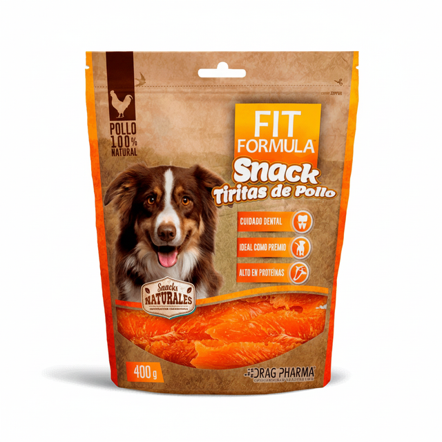Fit Formula Tiras de Pollo Deshidratado 400gr Fit Formula Tiras de Pollo Deshidratado 400gr