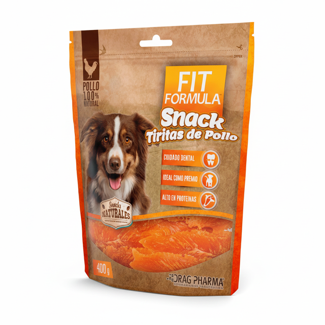 Fit Formula Tiras de Pollo Deshidratado 400gr Fit Formula Tiras de Pollo Deshidratado 400gr