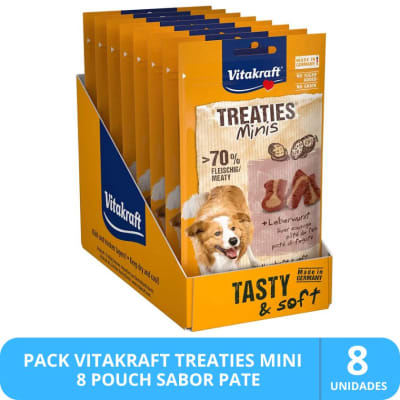 Vitakraft Treaties Mini sabor Pate 48gr PACK 8 Unidades Vitakraft Treaties Mini sabor Pate 48gr PACK 8 Unidades