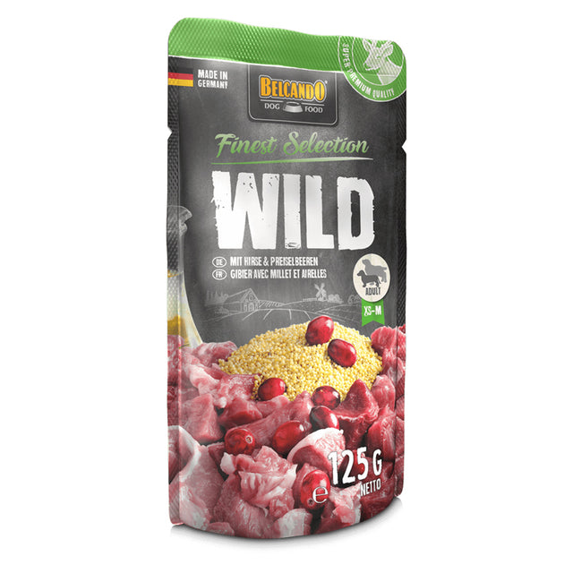 Belcando Venado con Mijo y Arándanos – 125 g | Alimento húmedo natural para perros Belcando Venado con Mijo y Arándanos – 125 g | Alimento húmedo natural para perros