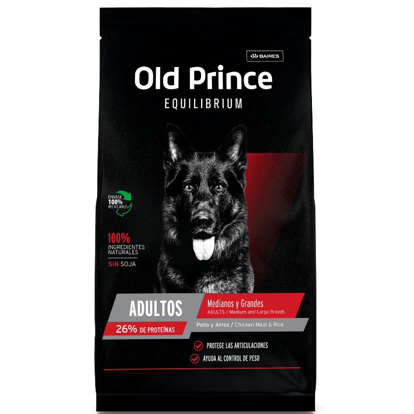 Old Prince Equilibrium Perro Adulto Mediano y Grande 15kg