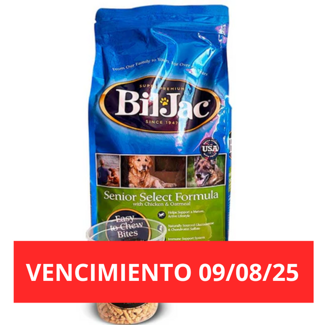 Bil Jac Dog Senior Select 2.7kg VENCIMIENTO 09/08/25 Bil Jac Dog Senior Select 2.7kg VENCIMIENTO 09/08/25