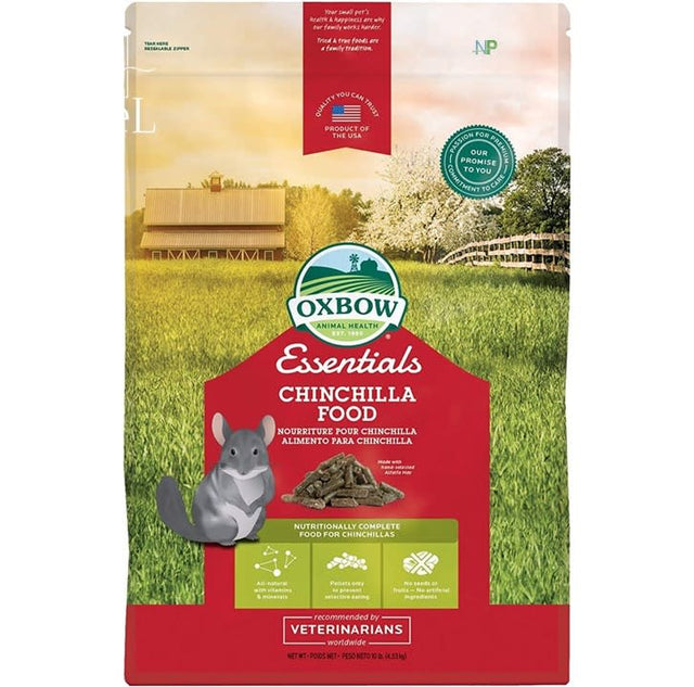 Alimento Oxbow Essentials Chinchilla 1 3 Kgs  Alimento Oxbow Essentials Chinchilla 1 3 Kgs