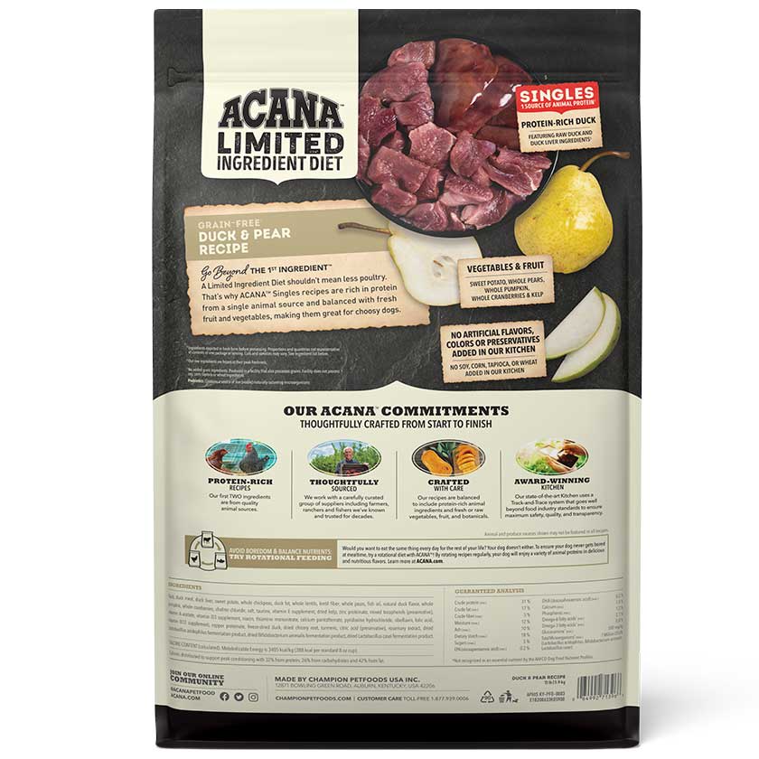 Acana Dog Duck Pear 5 9Kg