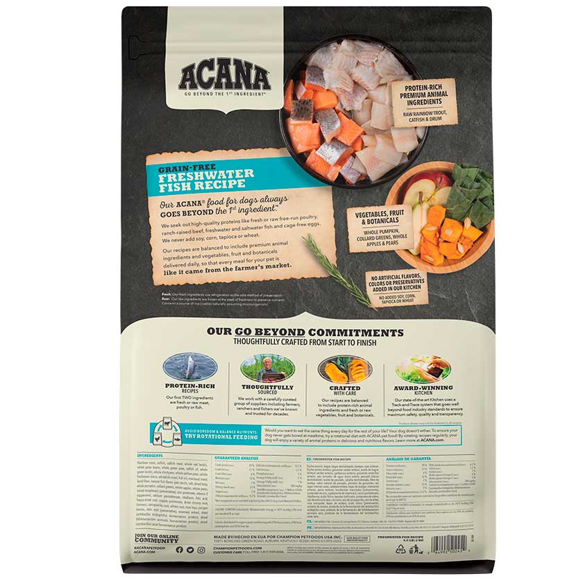 Acana Dog Freshwater Fish 11 35Kg