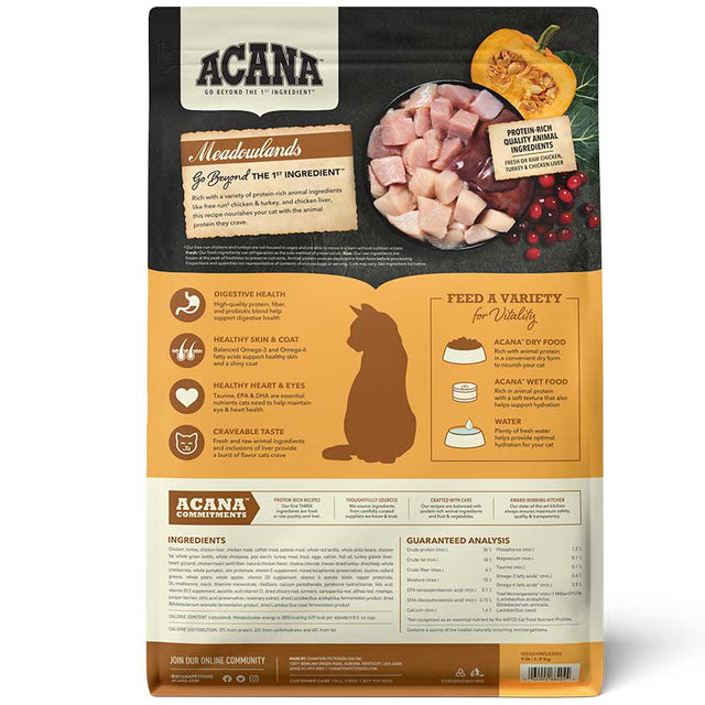 Acana Cat Meadowlands 1 8Kg Acana Cat Meadowlands 1 8Kg