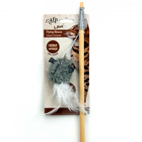 AFP All For Paws Afp Juguete Raton Con Varilla AFP All For Paws Afp Juguete Raton Con Varilla