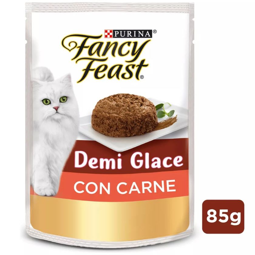 Alimento Humedo Fancy Feast Demi Glace Carne 85G Pack 15 Unidades