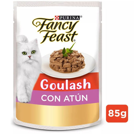 Alimento para Gatos Alimento Humedo Fancy Feast Goulash Atun 85G Pack 15 Unidades Alimento para Gatos Alimento Humedo Fancy Feast Goulash Atun 85G Pack 15 Unidades
