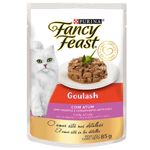 Alimento Humedo Fancy Feast Goulash Atun 85G  Alimento Humedo Fancy Feast Goulash Atun 85G