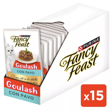 Más Vendidos en Halloween Alimento Humedo Fancy Feast Goulash Pavo 85G Pack 15 Unidades Más Vendidos en Halloween Alimento Humedo Fancy Feast Goulash Pavo 85G Pack 15 Unidades