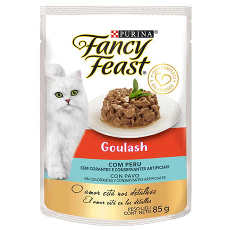 Alimento Húmedo para Gatos Alimento Humedo Fancy Feast Goulash Pavo 85G Alimento Húmedo para Gatos Alimento Humedo Fancy Feast Goulash Pavo 85G