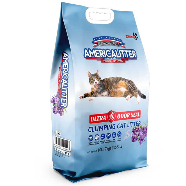 America Litter Ultra Odor Seal Lavanda 7Kg  America Litter Ultra Odor Seal Lavanda 7Kg