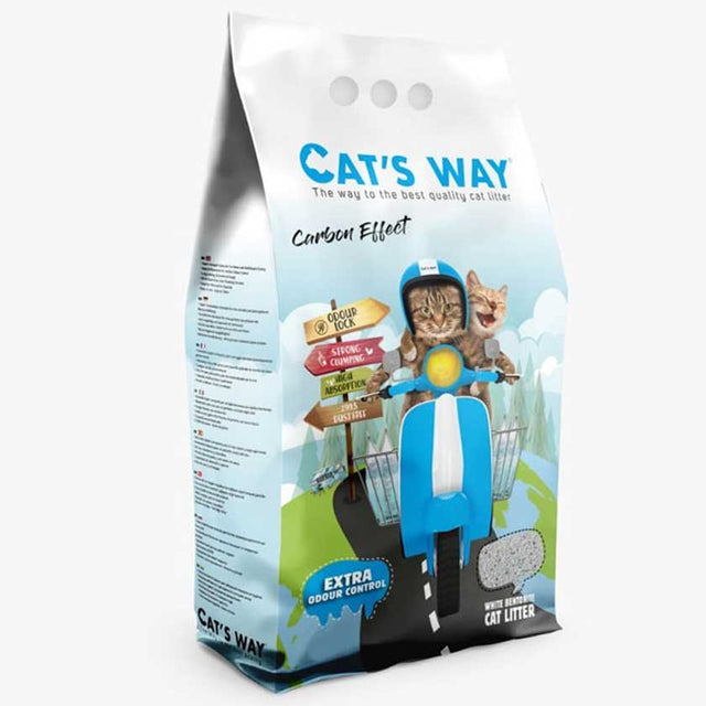 Arena Sanitaria Cats Way Con Carbono Activado 15 3Kg Arena Sanitaria Cats Way Con Carbono Activado 15 3Kg