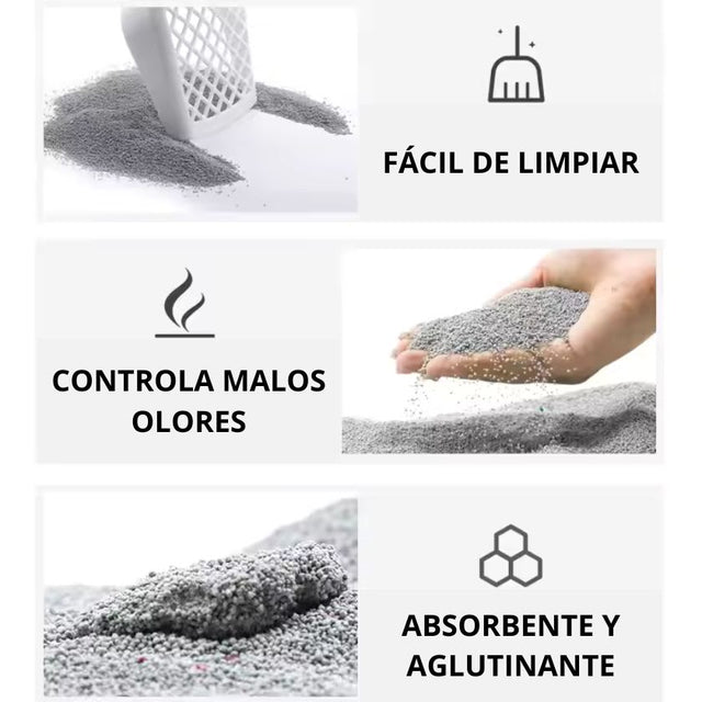 Arena Sanitaria Para Gatos Sin Aroma 10Kg Arena Sanitaria Para Gatos Sin Aroma 10Kg