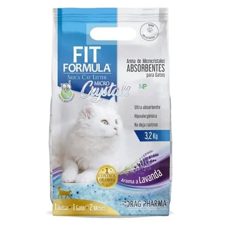 Arenas para Gatos Arena Fit Formula Silica Micro Cristales 3 2Kg Arenas para Gatos Arena Fit Formula Silica Micro Cristales 3 2Kg