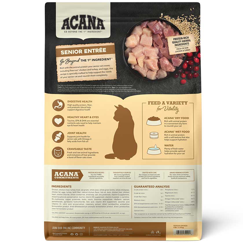 Acana Cat Senior Entree 1 8 Kg