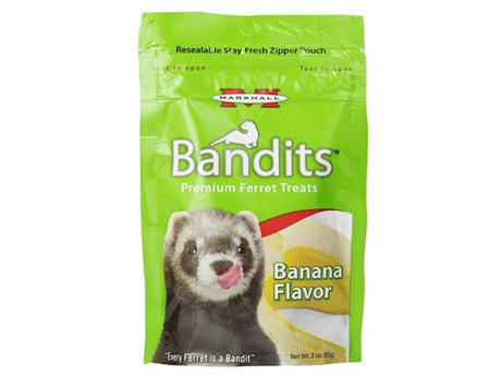 Productos para Hurones Snack Marshall Bandits Banana 85Gr Productos para Hurones Snack Marshall Bandits Banana 85Gr