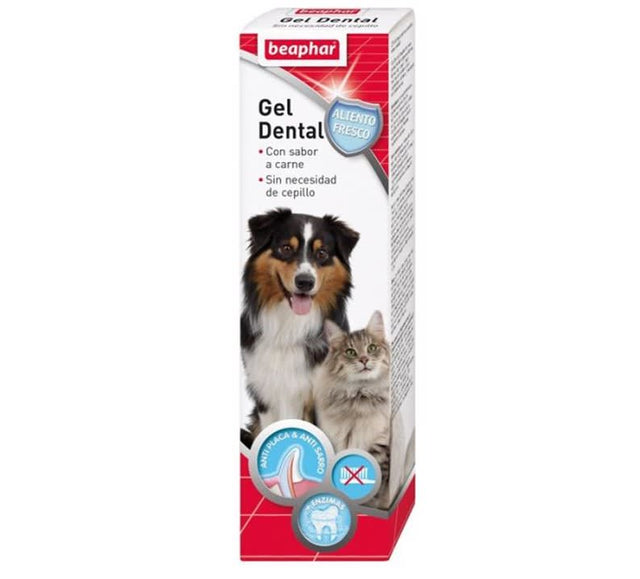 Beaphar Gel Cuidado Dental Perros Y Gatos 100Gr  Beaphar Gel Cuidado Dental Perros Y Gatos 100Gr