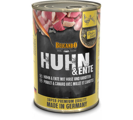 Alimento para Perros Lata Belcando Huhn Chicken Pollo Pato Y Zanahoria 400Gr Alimento para Perros Lata Belcando Huhn Chicken Pollo Pato Y Zanahoria 400Gr