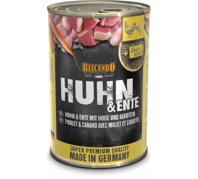 Lata Belcando Huhn Chicken Pollo Pato Y Zanahoria 400Gr Lata Belcando Huhn Chicken Pollo Pato Y Zanahoria 400Gr