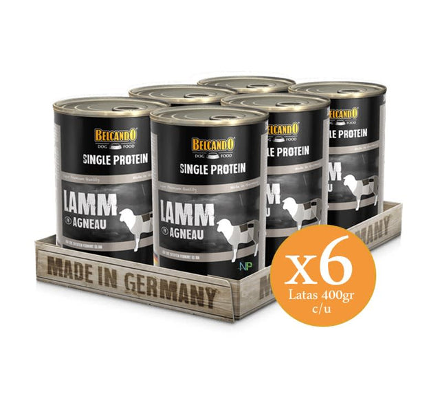 Lata Belcando Single Protein Cordero 400Gr X 6Un Lata Belcando Single Protein Cordero 400Gr X 6Un