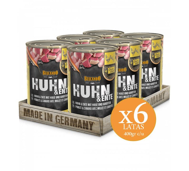 Lata Belcando Huhn Chicken Pollo Pato Y Zanahoria 400Gr X 6 Unidades Lata Belcando Huhn Chicken Pollo Pato Y Zanahoria 400Gr X 6 Unidades