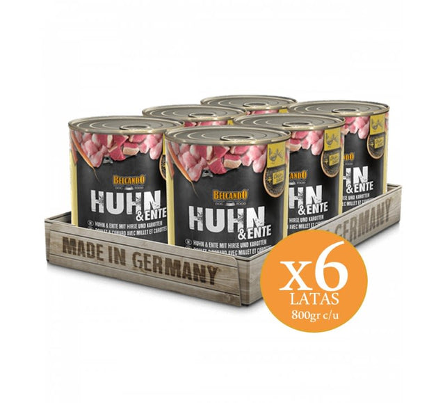 Lata Belcando Huhn Chicken Pollo Pato Y Zanahoria 800Gr X 6 Unidades Lata Belcando Huhn Chicken Pollo Pato Y Zanahoria 800Gr X 6 Unidades