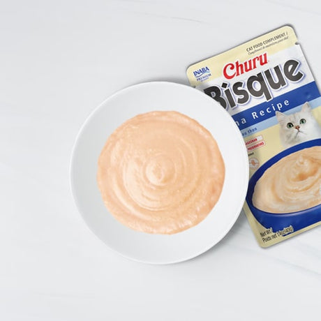 Alimento Húmedo para Gatos Inaba Ciao Churu Cat Bisque Tuna Salmon 40Gr Alimento Húmedo para Gatos Inaba Ciao Churu Cat Bisque Tuna Salmon 40Gr