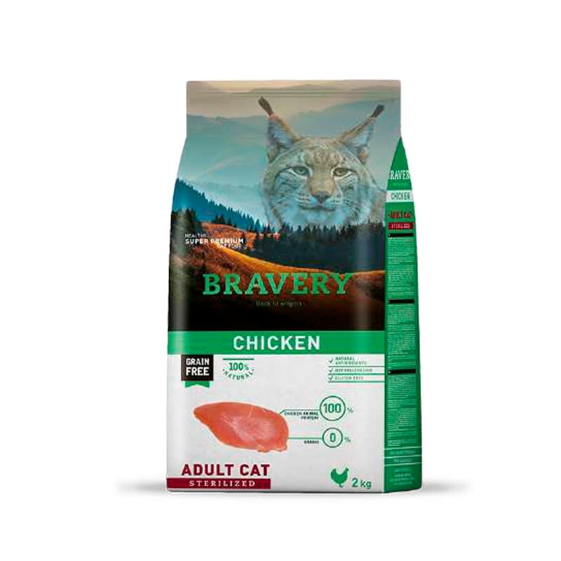 Bravery Cat Chicken Adult Sterilized 7Kg