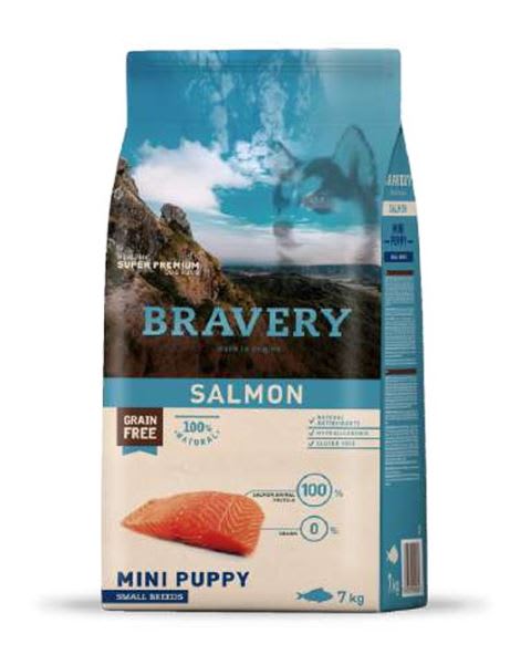 Bravery Salmon Puppy Small 2Kg  Bravery Salmon Puppy Small 2Kg