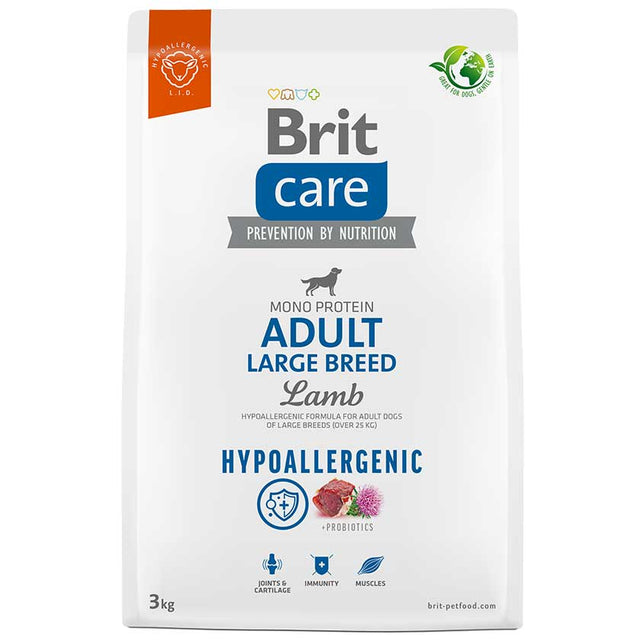 Brit Care Adult Large Lamb Hypoallergenic 3Kg Brit Care Adult Large Lamb Hypoallergenic 3Kg