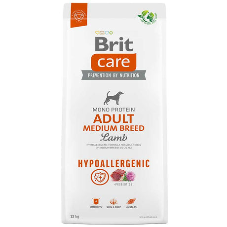 Alimento para Perros Brit Care Adult Medium Breed Lamb Hypoallergenic 12Kg Alimento para Perros Brit Care Adult Medium Breed Lamb Hypoallergenic 12Kg