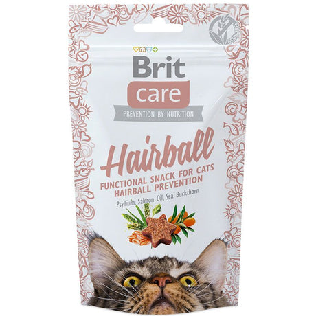 Snacks y Premios Funcionales para Gatos Brit Care Cat Snack Hairball 50Gr Snacks y Premios Funcionales para Gatos Brit Care Cat Snack Hairball 50Gr